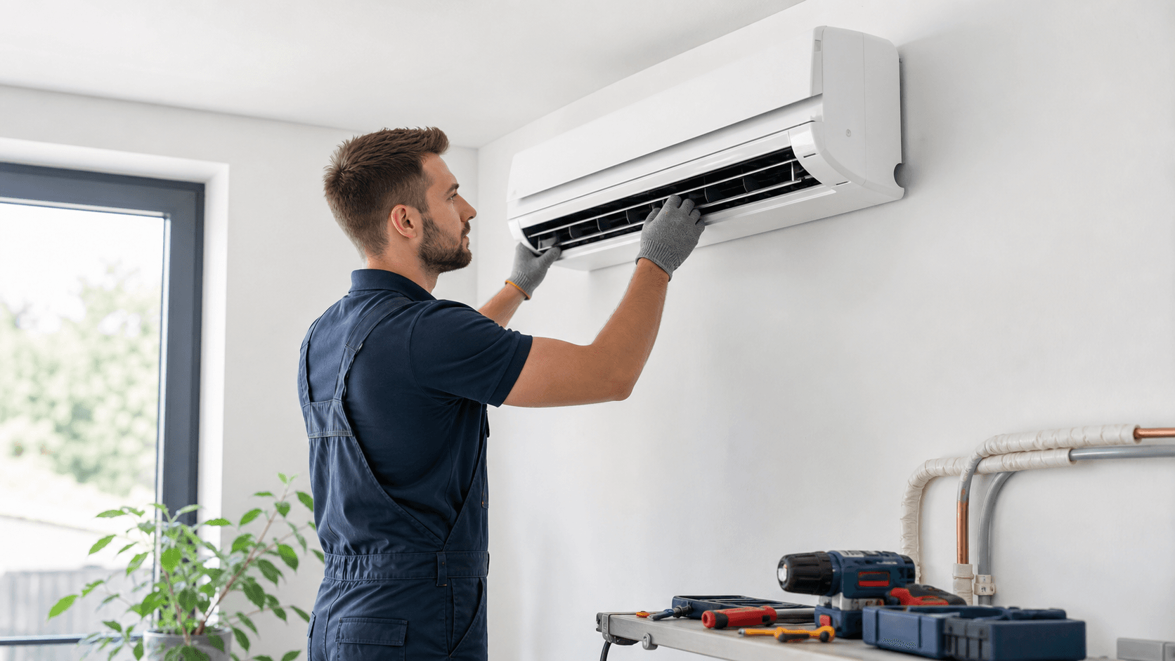 Air conditioning installation equipment